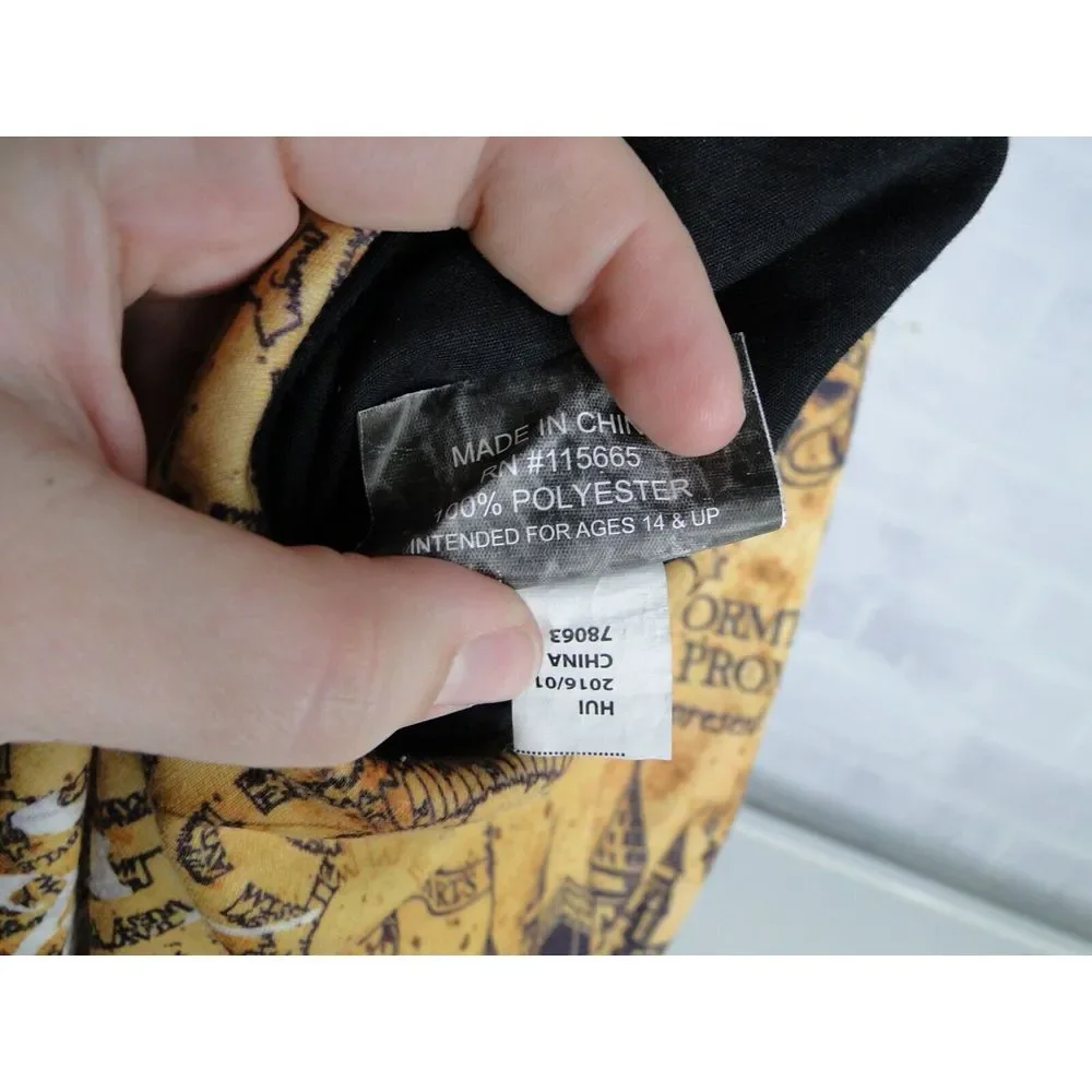 Harry Potter Marauder's Map Hobo Style Bag I Solemnly Swear That I Am Up To No G